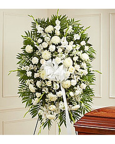 White Standing Spray