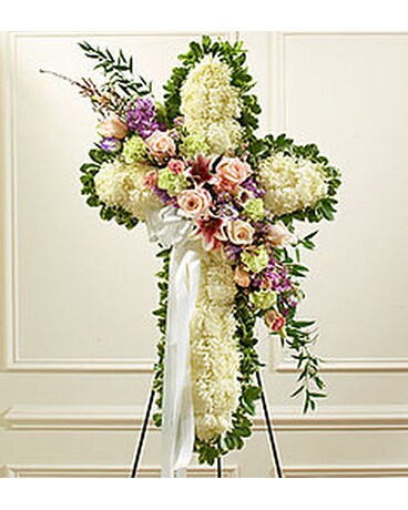 Pink & White Cross