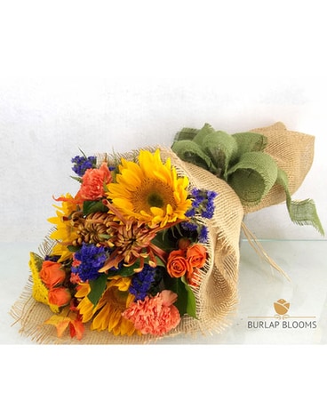 Burlap Blooms 'Let the Sunshine in'