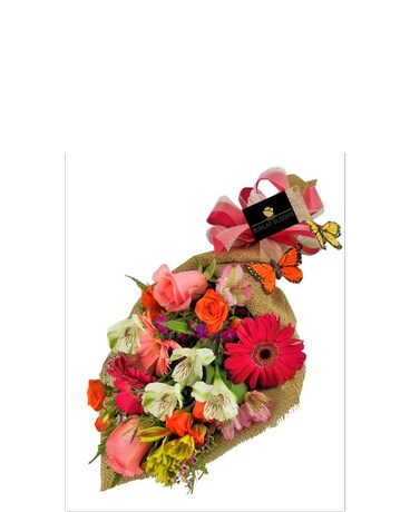 Burlap Blooms: A Pick of Posies