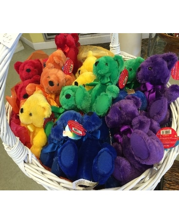 Plush Rainbow Bear