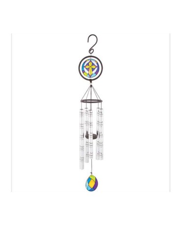 Carsons 35 Stained Glass Wind Chime - Moments