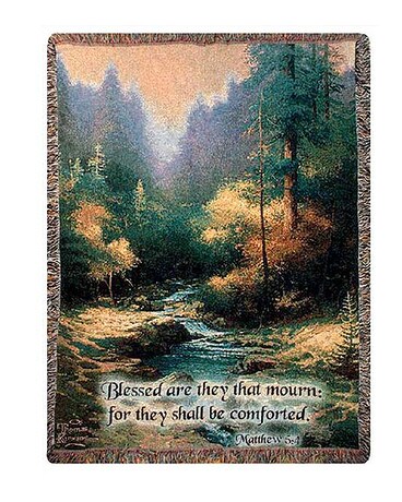 Creekside Trail Tapestry Throw