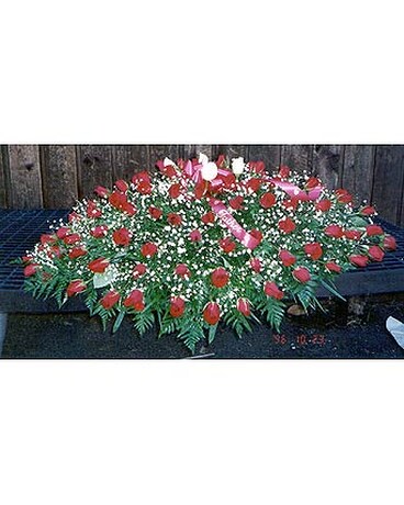 All rose Casket Cover