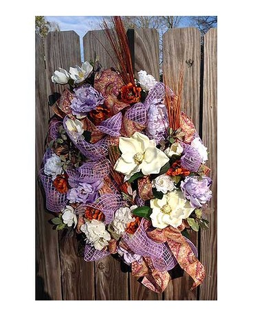 Lavender & Bronze Wreath