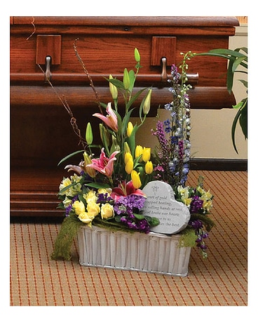 Basket of Fresh Flowers