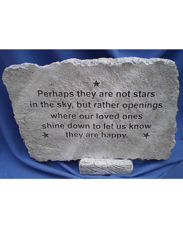 stars in the sky large garden stone