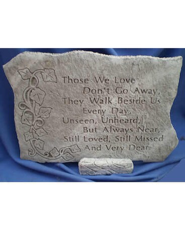 Those we love large garden stone