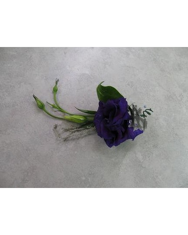 Plum Lizzy Boutonniere