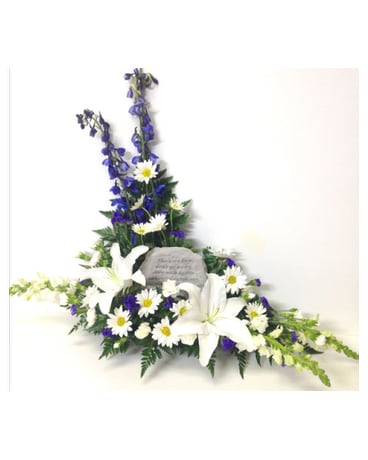Walk Beside Us Memorial Stone Arrangement