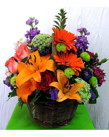 Bright N' Blooms Basket