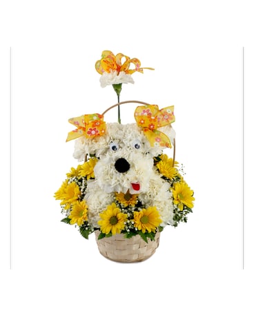 Delightful Doggie Bouqu Flower Arrangement