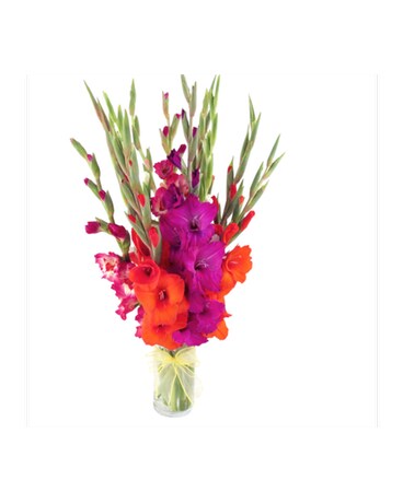 Summertime Gladiolus Bouquet Flower Arrangement