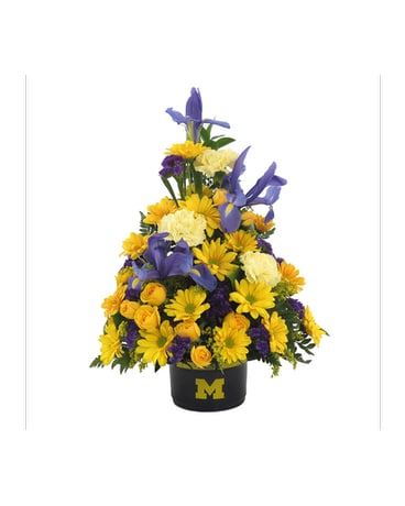 University of Michigan Bowl Bouquet
