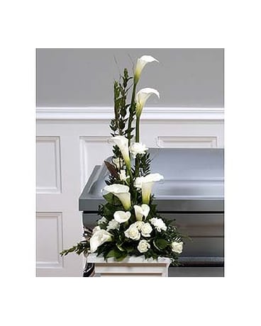 Calla Lily Pedestal Arrangement