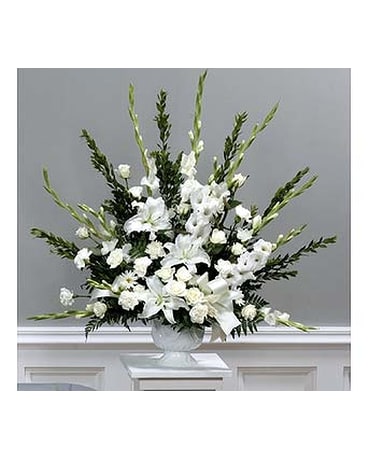 Traditional White Pedestal