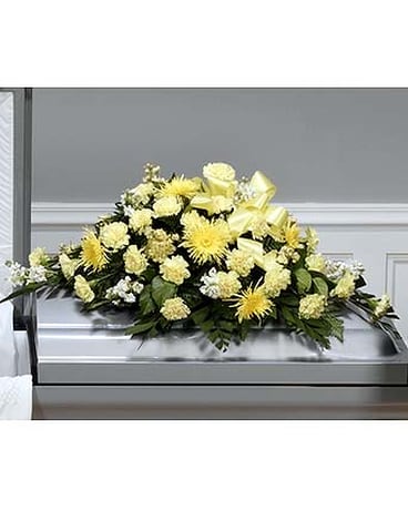 Yellow & White Sympathy Cover (Metro-Detroit Only)