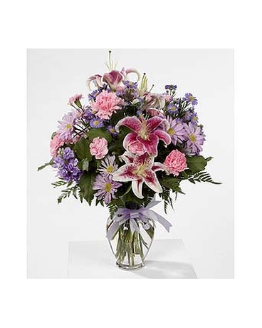 Mixed Pastel Flora Vase
