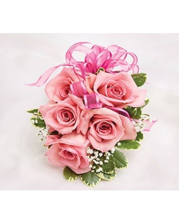 Pink Spray Rose Corsage
