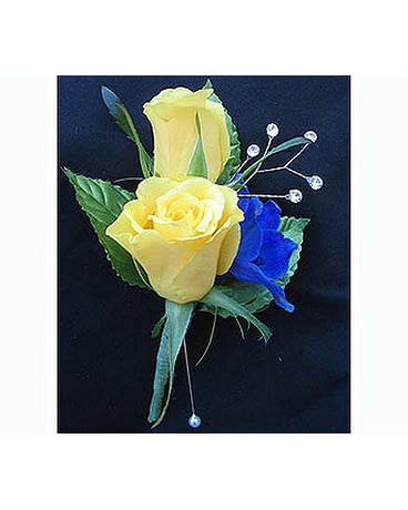 Yellow Sweetheart Rose Boutonniere