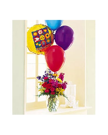 Flowers and Balloons