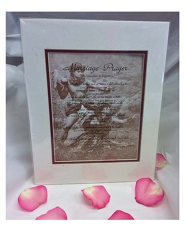 Special Marriage Prayer Matted Poster
