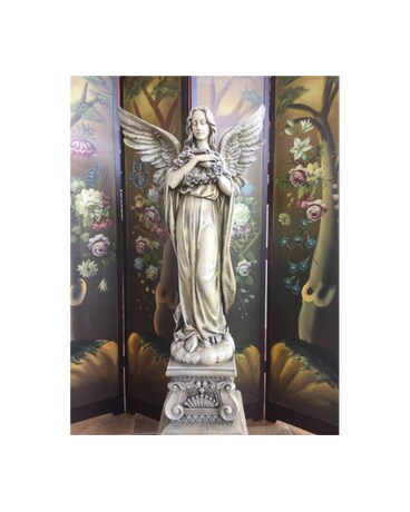Large Angel Holding Dove