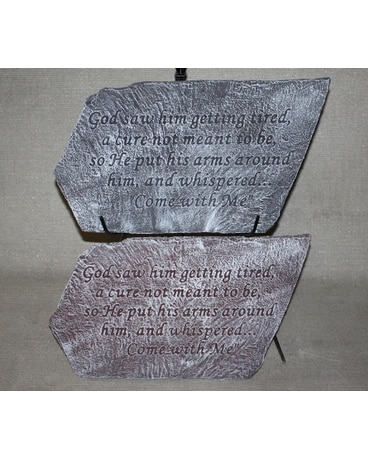 Come With Me Plaque