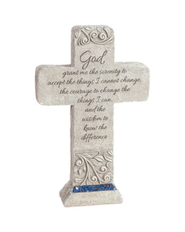 Serenity Prayer Cross In Sterling Heights Mi Sam S Florist
