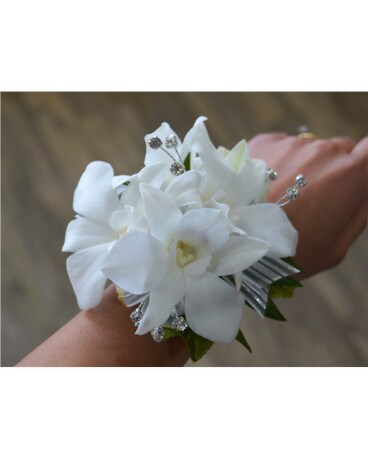 Elegant Orchid Corsage In Muskegon Mi Wasserman S Flower Shop