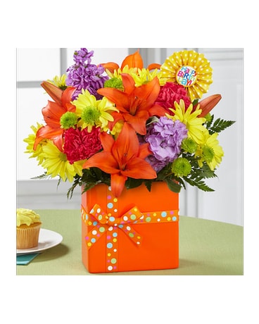 Fun and Festive Birthday Bouquet - Four Seasons Flowers - Flower Delivery  in San Diego