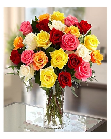 Rainbow collection (1/2  dozen to 3 dozen) Flower Arrangement