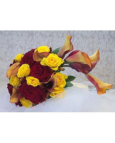 Rose/Calla Cascade