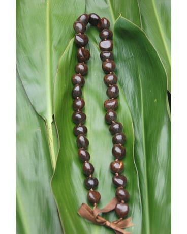 Brown Kukui Necklace