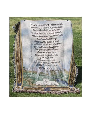 23rd Psalm Afghan