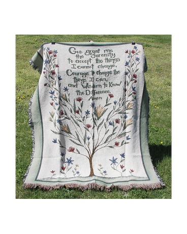 Serenity Prayer Afghan