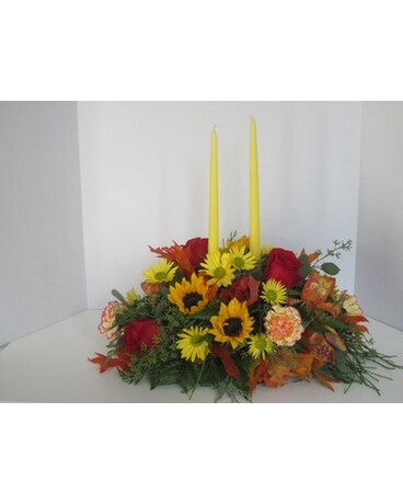 Fall Festival Flower Arrangement