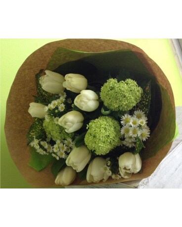 White tulips