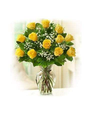 Elegance (Yellow) Long Stem Roses