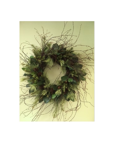 Adirondack Pinecone Wreath