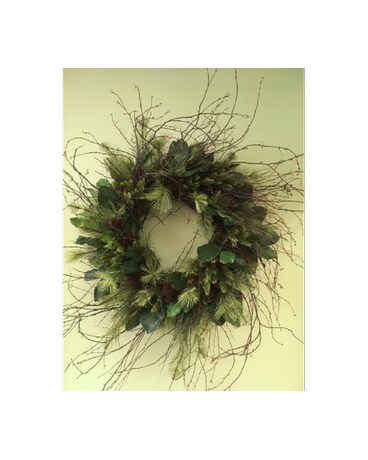 Adirondack Pinecone Wreath