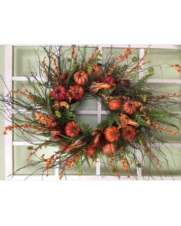 Pumpkin Gourd Wreath