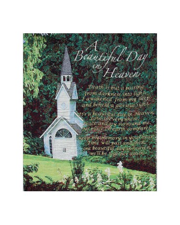 A Beautiful Day in Heaven Blanket (Tapestry)