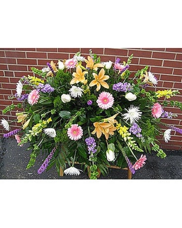 Spring Assorted Casket Plaque