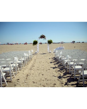 White Arbor on Beach