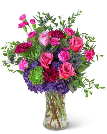 Love in London with Succulents Flower Arrangement