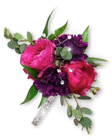 Allure Corsage Flower Arrangement