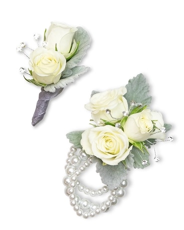 Virtue Corsage and Boutonniere Set Corsage