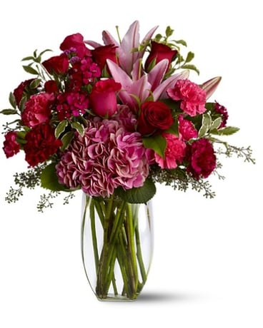 Burgundy Blush Flower Arrangement