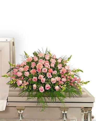 Forever Adored Casket Spray Funeral Casket Spray Flowers